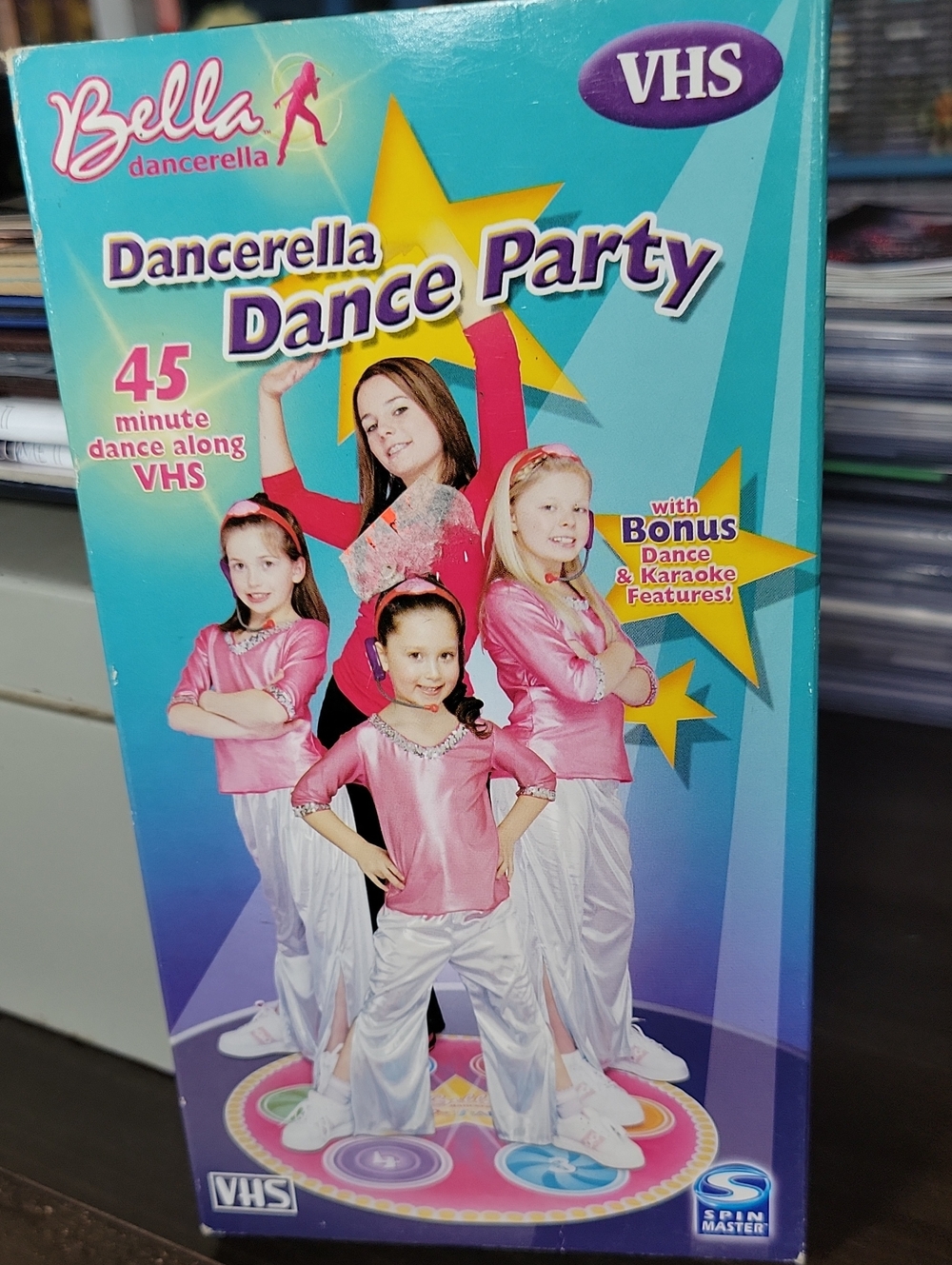 Abella Pink and White Dancerella Dance Party VHS